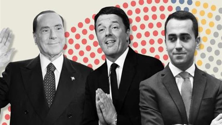 Πολιτική αβεβαιότητα στην Ιταλία μετά τις εκλογές: Ενισχυμένοι το “Κίνημα Πέντε Αστέρων” και η “Λέγκα του Βορρά”