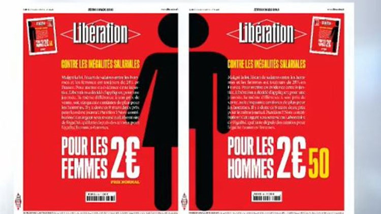 Το σημερινό φύλλο της Liberation πωλείται ακριβότερα στους άνδρες – ΦΩΤΟ – BINTEO