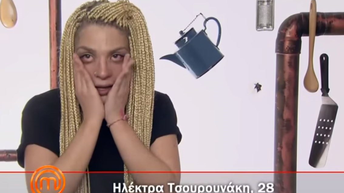 “Λύγισε” η Ηλέκτρα κατά την αποχώρησή της από το Master Chef  – BINTEO