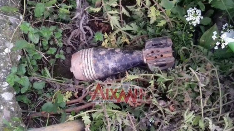 Βρέθηκε βλήμα σε προαύλιο εκκλησίας- Σε εξέλιξη επιχείρηση του Στρατού- ΦΩΤΟ