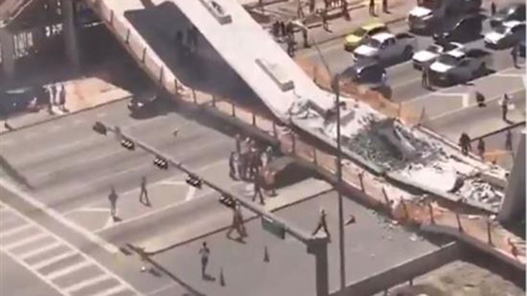 ΒΙΝΤΕΟ – ντοκουμέντο: Οι πρώτες συγκλονιστικές στιγμές μετά την κατάρρευση της πεζογέφυρας στο Μαϊάμι