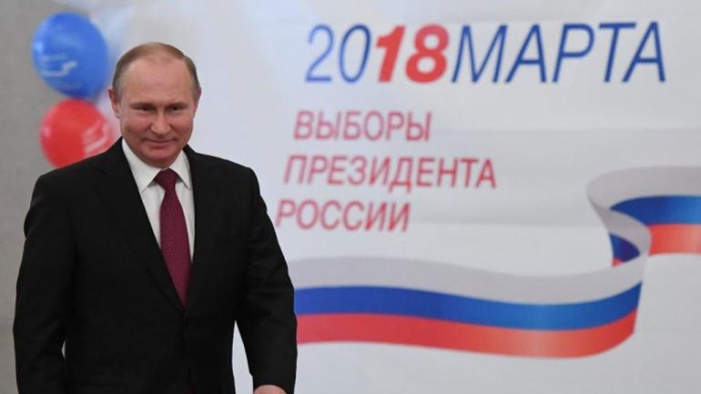 Θρίαμβος για τον Πούτιν – Επανεκλέχθηκε Πρόεδρος της Ρωσίας