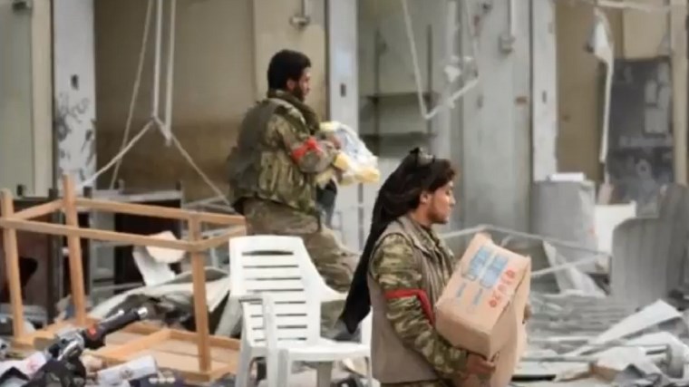 Πλιάτσικο και λεηλασίες στην Αφρίν μετά την κατάληψη από τους Τούρκους- ΦΩΤΟ- ΒΙΝΤΕΟ