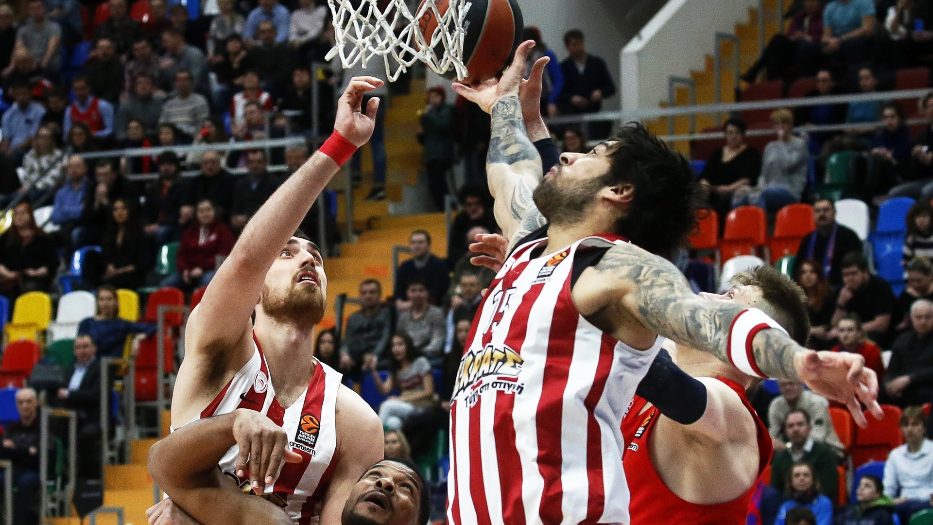 ΤΣΣΚΑ Μόσχας – Ολυμπιακός 69-62 (30′)