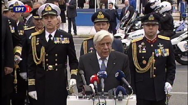 Ηχηρό μήνυμα Παυλόπουλου: Θα υπερασπιζόμαστε πάντα, δίχως ίχνος εκπτώσεων, την ελευθερία, τα σύνορα και το έδαφός μας – ΒΙΝΤΕΟ