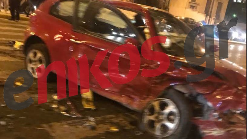 Σοβαρό τροχαίο στη Βασιλίσσης Σοφίας – ΦΩΤΟ αναγνώστη