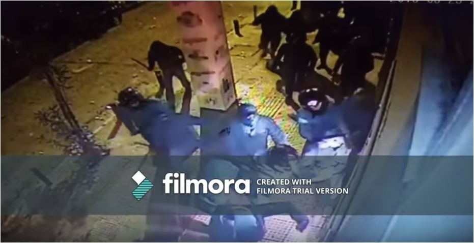 Νέο ΒΙΝΤΕΟ από τα επεισόδια οπαδών του ΠΑΟΚ και της ΑΕΚ στο κέντρο της Αθήνας