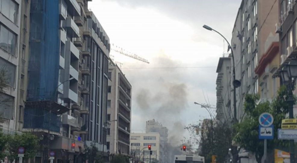 Επεισόδια στον Πειραιά για την ομιλία του Τσακαλώτου – ΦΩΤΟ