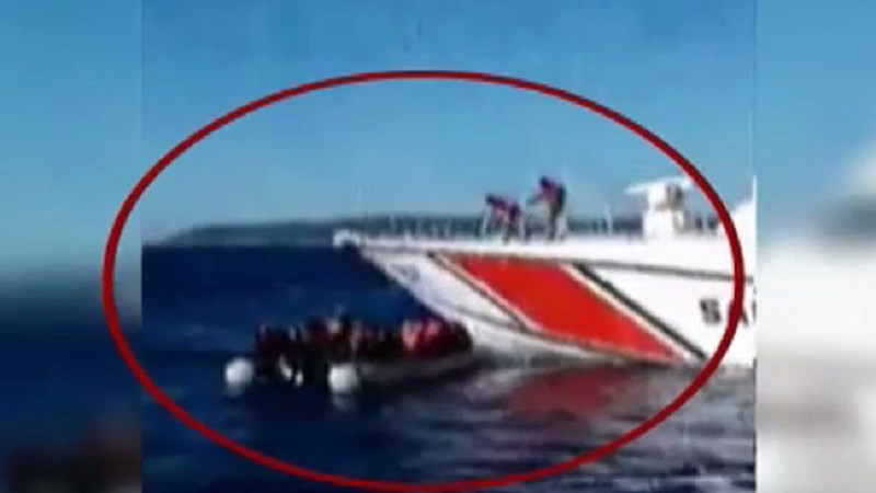 Νέο ΒΙΝΤΕΟ ντοκουμέντο από την παρεμπόδιση διάσωσης μεταναστών από τουρκική ακταιωρό