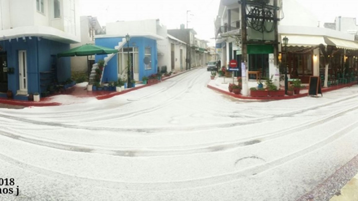 Πάσχα με… χριστουγεννιάτικο σκηνικό στα ορεινά της Κρήτης- Έριξε χιόνι και χαλάζι- ΦΩΤΟ- ΒΙΝΤΕΟ