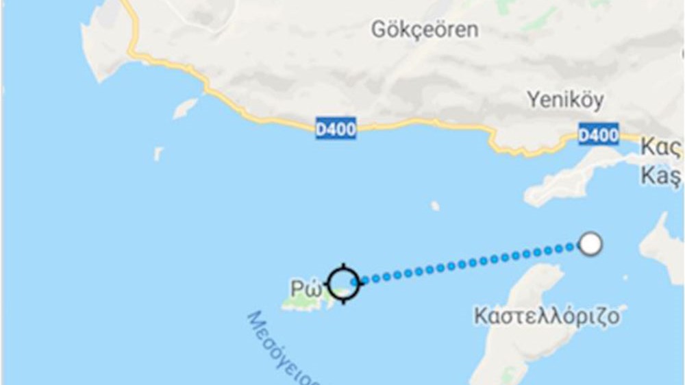 Τα ψέματα των Τούρκων για το επεισόδιο με το ελικόπτερο στη Ρω σε έναν χάρτη