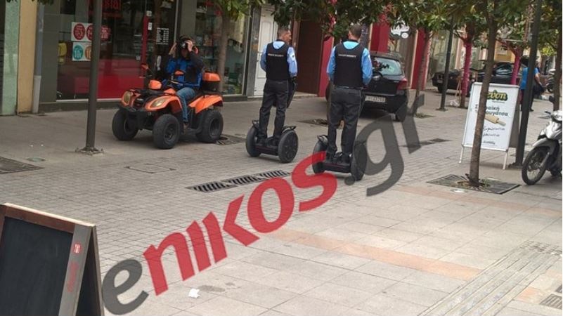 Hi tech περιπολία στο Μαρούσι – Οι σεκιουριτάδες με τα ηλεκτρικά πατίνια – ΦΩΤΟ αναγνώστη
