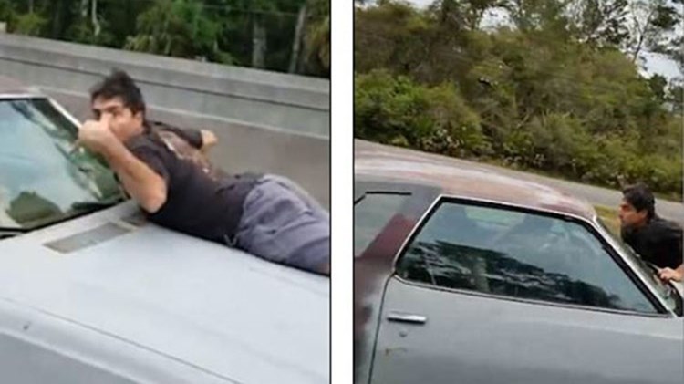Viral BINTEΟ…έπος – Γυναίκα κλέβει αυτοκίνητο και ο ιδιοκτήτης γαντζώνεται στο καπό – Δείτε τι ακολουθεί