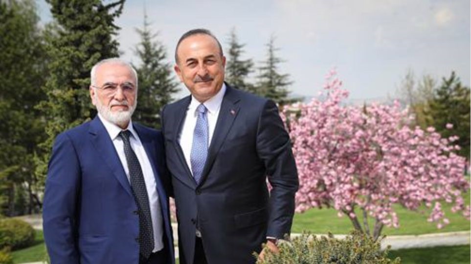 Συνάντηση Ιβάν Σαββίδη με τον Τούρκο ΥΠΕΞ, Μεβλούτ Τσαβούσογλου στην Άγκυρα