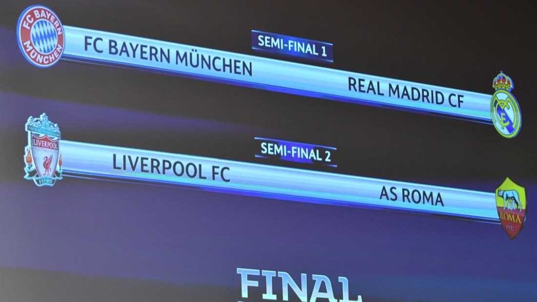 Η κλήρωση των ημιτελικών του Τσάμπιονς Λιγκ – Ποια είναι τα ζευγάρια