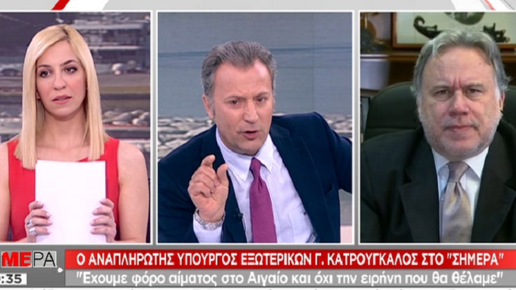 Κατρούγκαλος: Ο Ερντογάν έκρινε ότι είναι αναγκαίο να έχει “πολεμικά τρόπαια” στην πορεία του προς τις εκλογές- ΒΙΝΤΕΟ