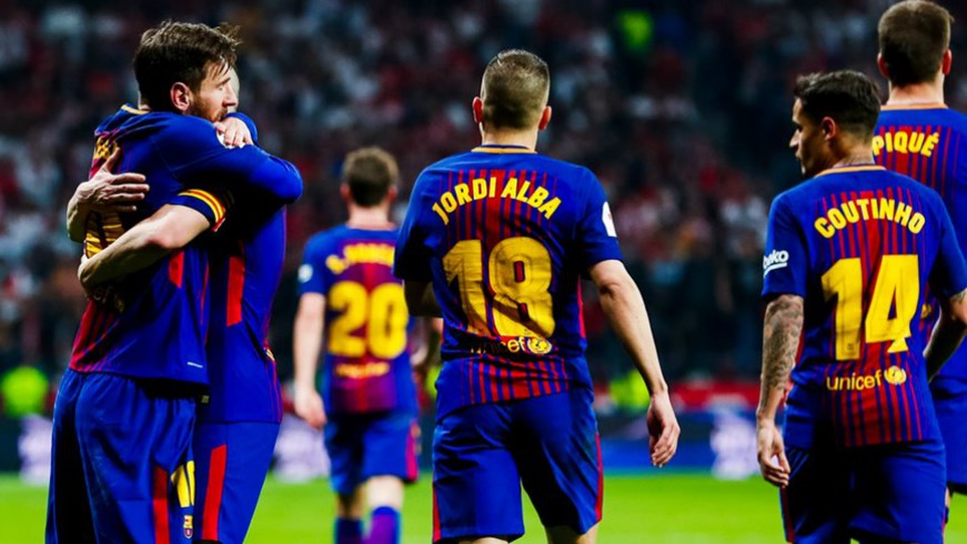 Σήκωσε το κύπελλο στην Ισπανία η Μπαρτσελόνα – Συνέτριψε με 5-0 τη Σεβίλλη – ΒΙΝΤΕΟ