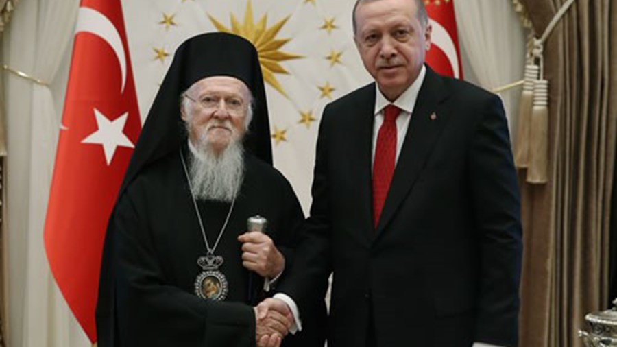 Τι συζήτησαν κατά τη συνάντησή τους Βαρθολομαίος – Ερντογάν