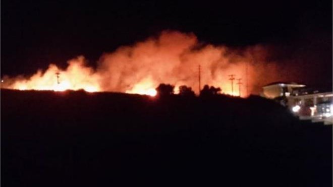 Εκκενώθηκε ξενοδοχείο λόγω της πυρκαγιάς στη Σκάλα Κεφαλονιάς