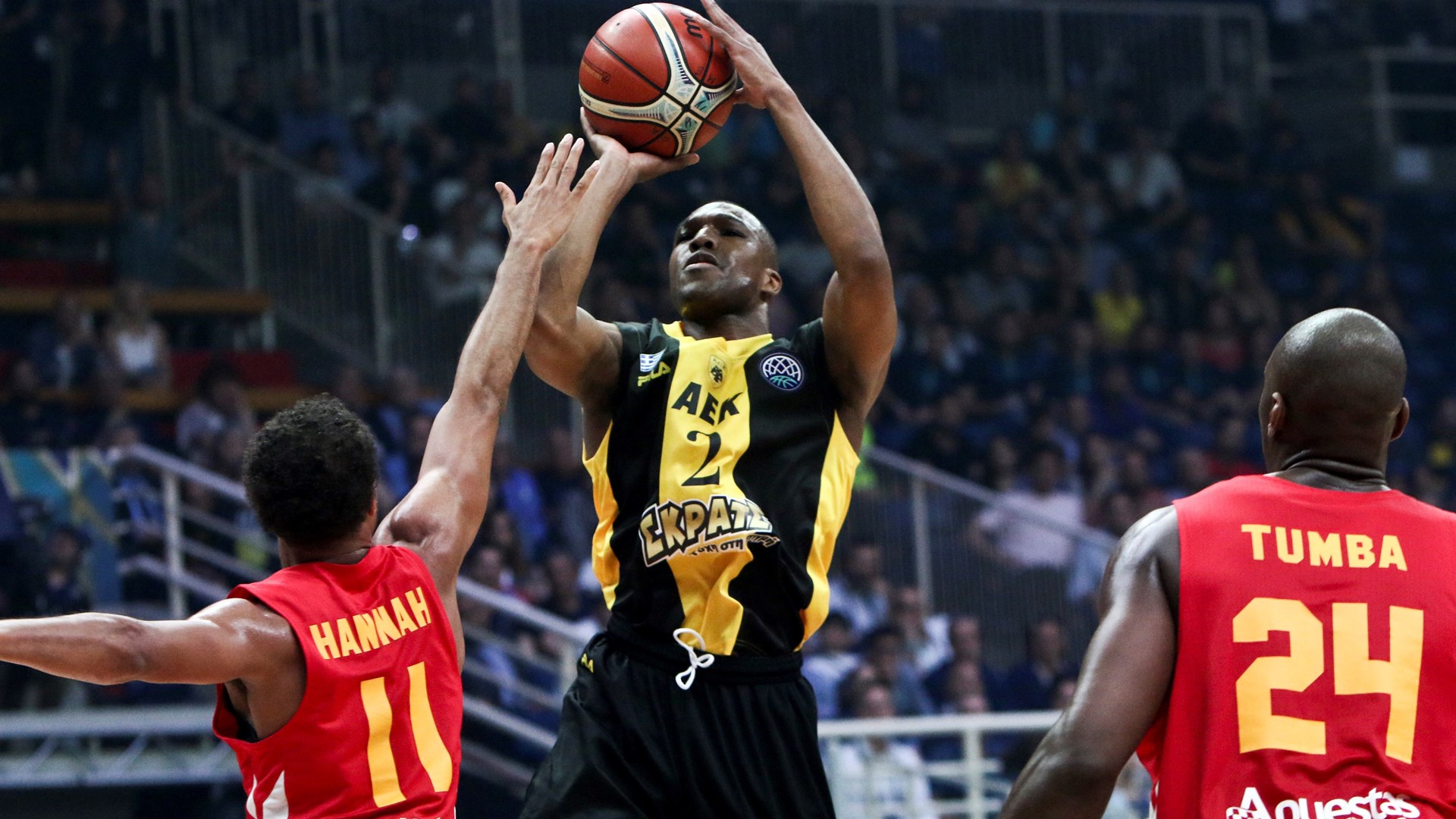 ΑΕΚ – Μούρθια 55-54 (30′)