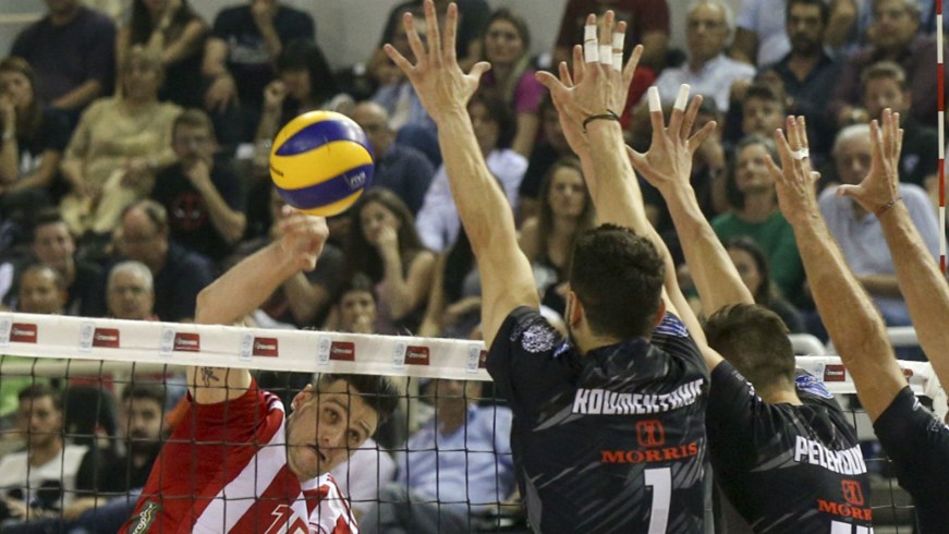 Αγκαλιά με τον τίτλο ο Ολυμπιακός στο βόλεϊ – Θριάμβευσε 3-0 στην Πυλαία επί του ΠΑΟΚ