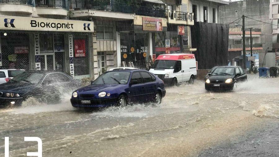 «Πνίγηκε» από την καταιγίδα η Δυτική Θεσσαλονίκη – ΦΩΤΟ – ΒΙΝΤΕΟ