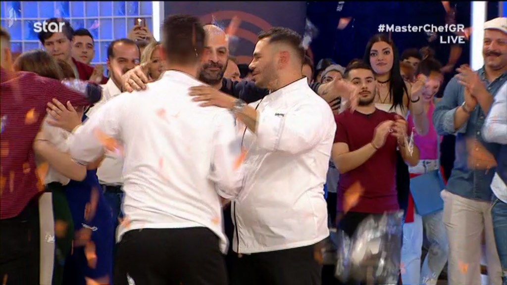 Η στιγμή της ανακοίνωσης του νικητή στο Masterchef – BINTEO