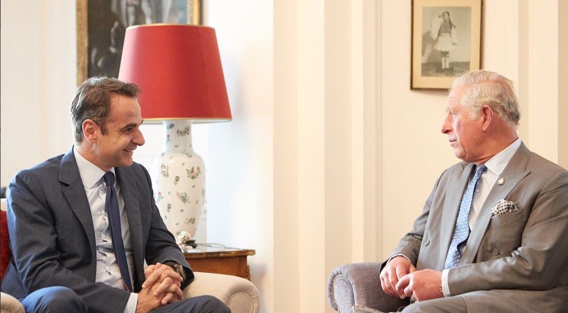 Με τον Πρίγκιπα Κάρολο συναντήθηκε ο Κυριάκος Μητσοτάκης – Τι συζήτησαν