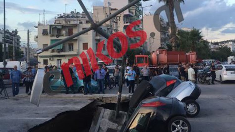 Εικόνες «Αποκάλυψης» στο πάρκινγκ του ΗΣΑΠ Ταύρου – ΦΩΤΟ αναγνώστη