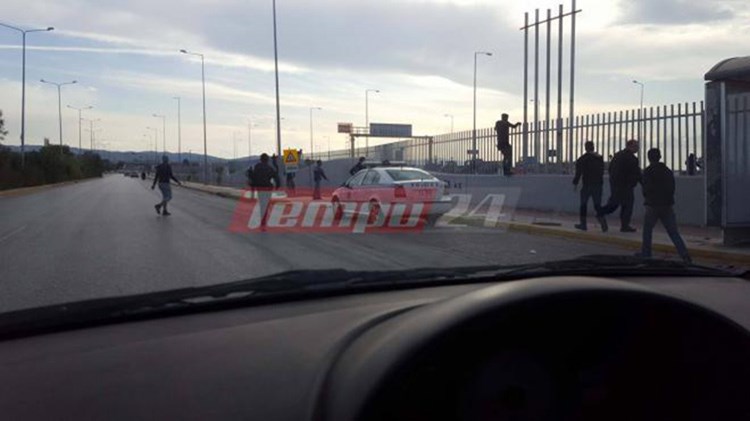 Σκηνές Φαρ Ουέστ στην Πάτρα – Οδηγός φορτηγού καταγγέλλει ότι μετανάστης τον απείλησε με όπλο