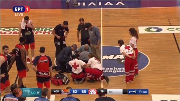 “Πάγωσαν” οι πάντες στο γήπεδο όταν ο Τζαχί Κάρσον “έσκασε” στο παρκέ – ΒΙΝΤΕΟ