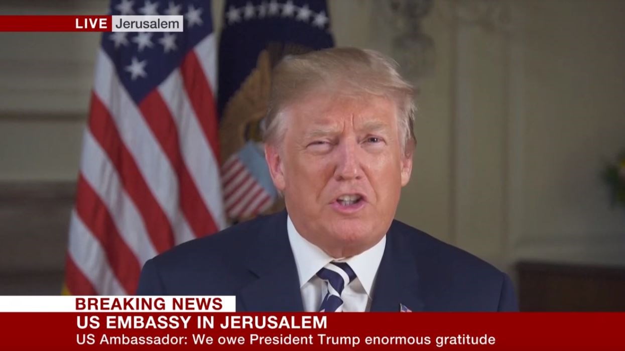 Το μήνυμα του Τραμπ στα εγκαίνια της πρεσβείας των ΗΠΑ στην Ιερουσαλήμ – ΒΙΝΤΕΟ
