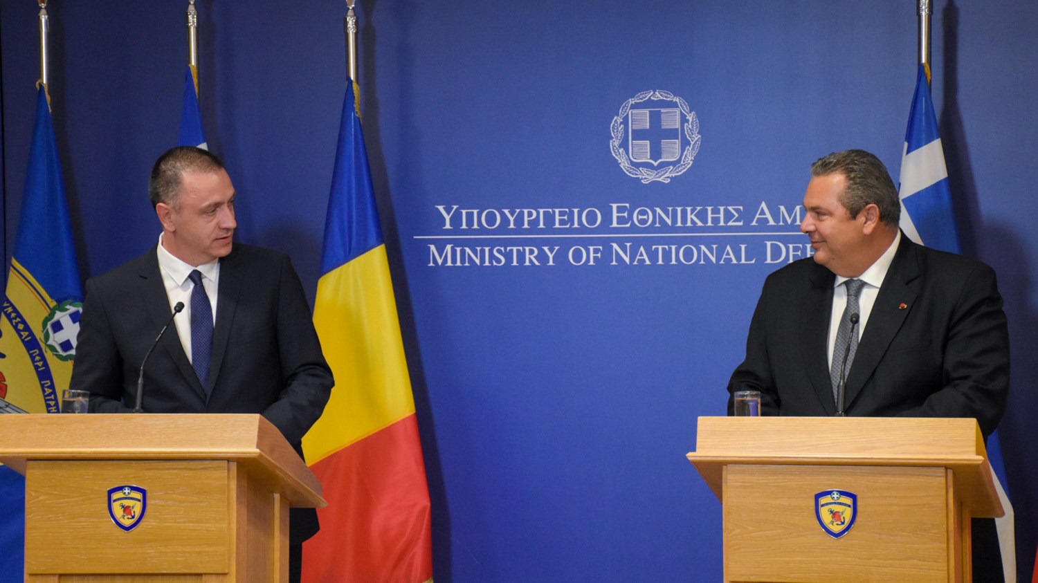 Καμμένος: Η Ρουμανία και η Ελλάδα έχουν άριστες και ιστορικές σχέσεις σε όλους τους τομείς