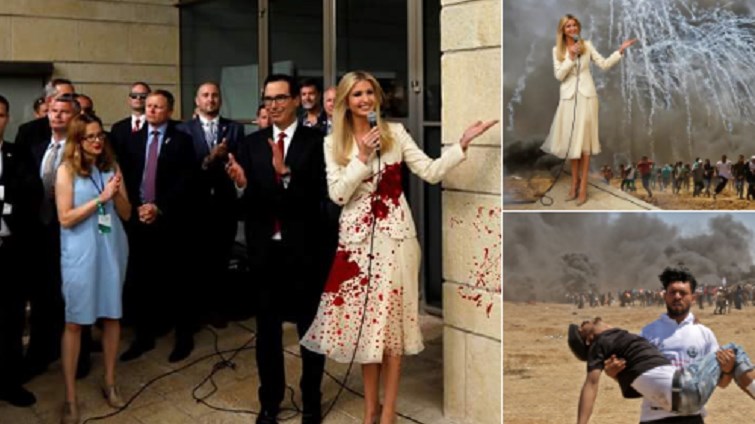 Το twitter “χτυπά” την Ιβάνκα Τραμπ – Viral οι φωτογραφίες με το αιματοβαμμένο φόρεμα – ΦΩΤΟ