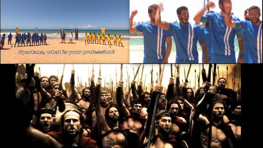 Ο “Λεωνίδας” Παπαργυρόπουλος εμψύχωσε τους “300” στο Survivor – ΒΙΝΤΕΟ
