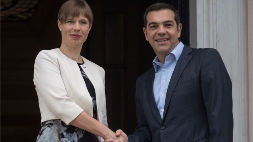Συνάντηση του Πρωθυπουργού με την Πρόεδρο της Εσθονίας- Παράδειγμα ψηφιακής τεχνολογίας στην Ευρώπη το Ταλίν