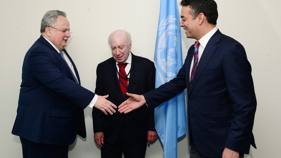 Ολοκληρώθηκε η συνάντηση Κοτζιά-Ντιμιτρόφ στην Νέα Υόρκη – Την Παρασκευή ο δεύτερος κύκλος των συζητήσεων