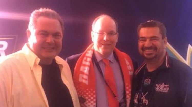 Ο Πάνος Καμμένος στο Μονακό