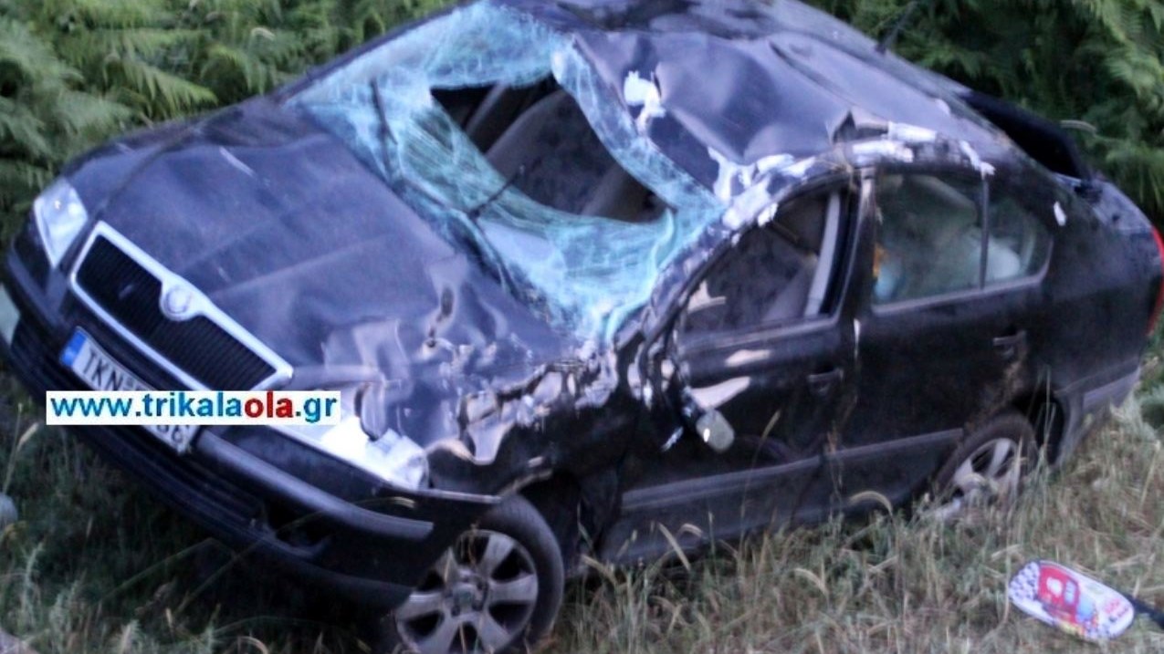 Εικόνες σοκ από το τροχαίο στα Τρίκαλα με το νεκρό βρέφος – ΦΩΤΟ – ΒΙΝΤΕΟ