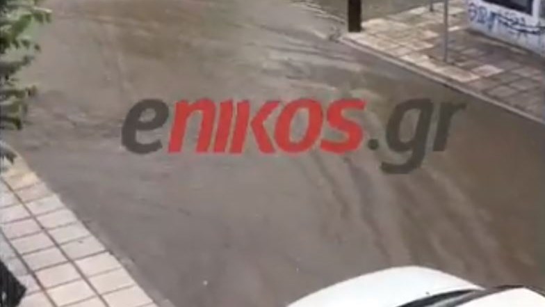 “Ποτάμια” οι δρόμοι στη Σταυρούπολη Θεσσαλονίκης – ΒΙΝΤΕΟ αναγνώστη