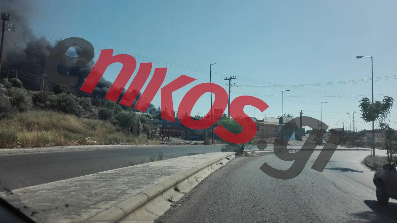 Φωτιά στην Περιφερειακή Αιγάλεω –  ΦΩΤΟ αναγνώστη – ΤΩΡΑ
