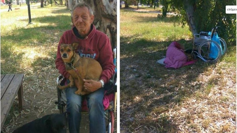 Ο άστεγος της ακτής Δυμαίων ψάχνει σπίτι για αυτόν και τους μικρούς του φίλους