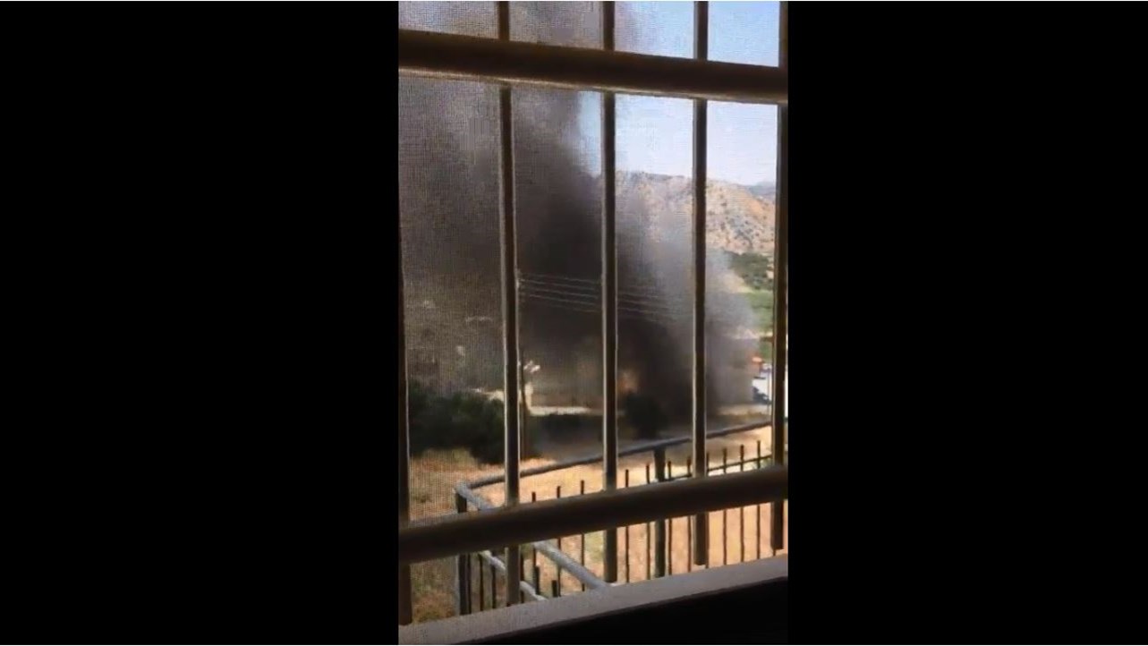 Οι πρώτες εικόνες από τη φωτιά στο Γάζι Ηρακλείου – ΒΙΝΤΕΟ Αναγνώστη