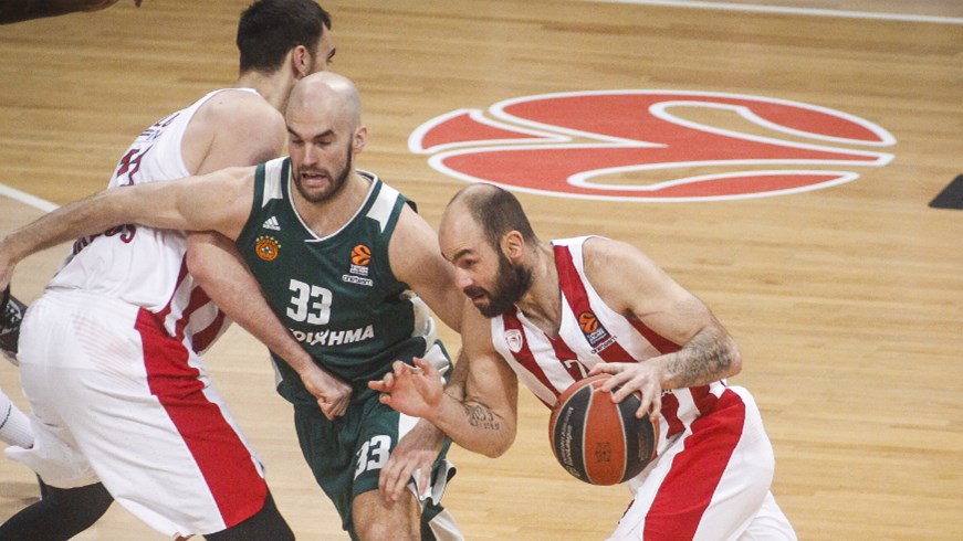 Παναθηναϊκός  – Ολυμπιακός 49-52 (30′)