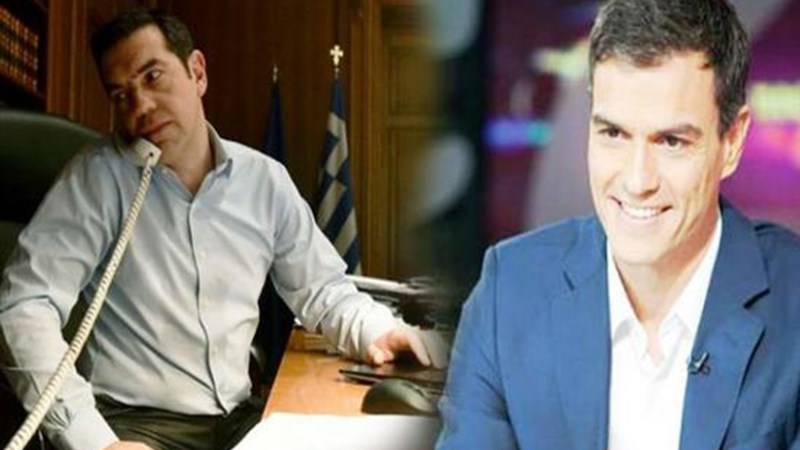 Τηλεφωνική επικοινωνία Τσίπρα – Σάντσεθ – Στήριξη για το χρέος ζήτησε ο Έλληνας Πρωθυπουργός