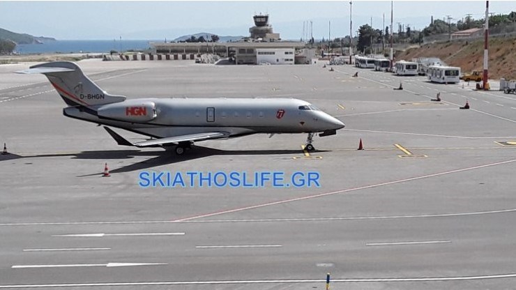 Συναγερμός στη Σκιάθο από την άφιξη learjet διάσημου συγκροτήματος