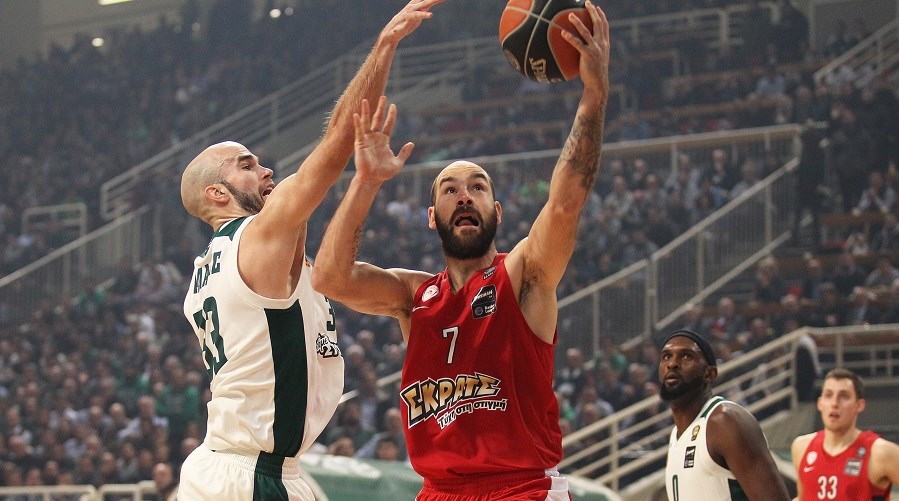 Ολυμπιακός – Παναθηναϊκός 43-40 (ΗΜ.)