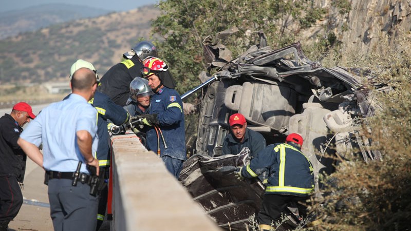 Οι πρώτες εικόνες από το σοβαρό τροχαίο στην Εγνατία Οδό – ΦΩΤΟ