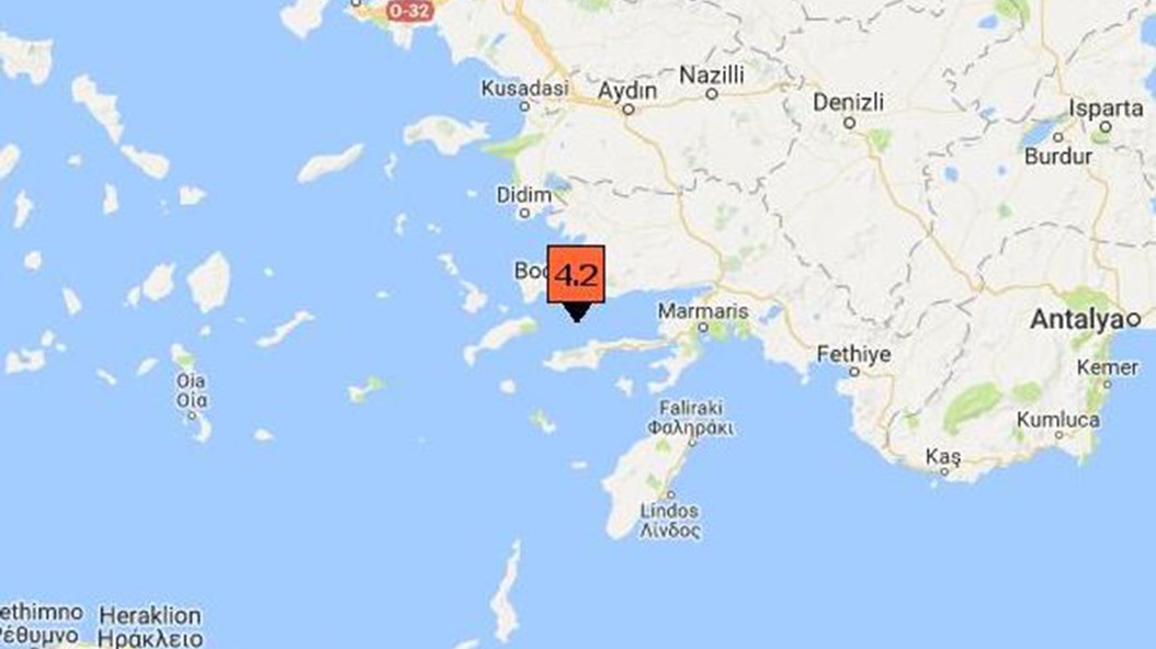 Σεισμική δόνηση 4,2 Ρίχτερ ανατολικά της Κω – ΤΩΡΑ