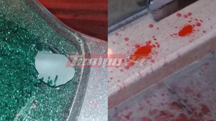 Επίθεση με πέτρες και μπογιές σε συμβολαιογραφείο στην Πάτρα – ΦΩΤΟ – ΒΙΝΤΕΟ